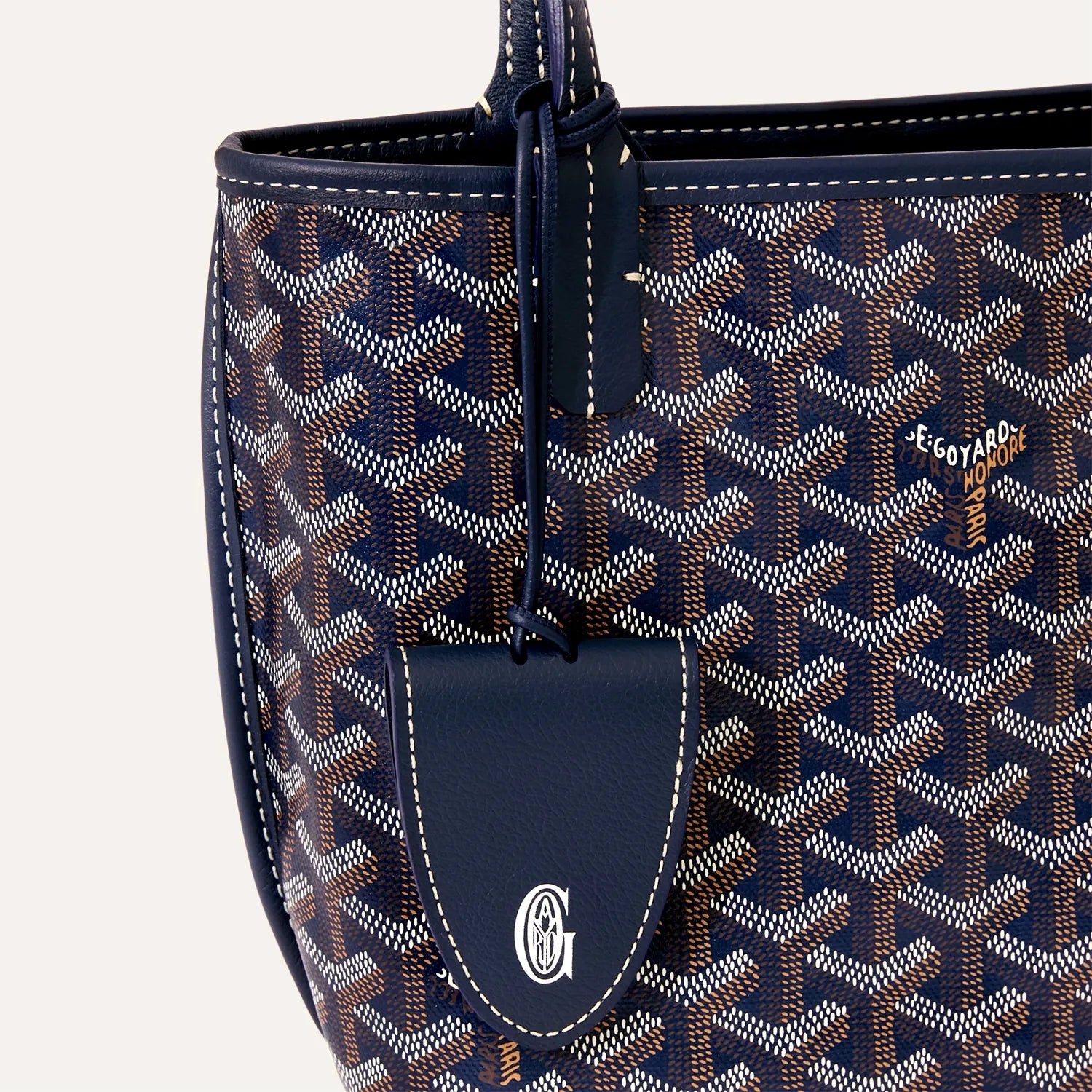 Goyard Anjou Mini Tas - Navy Blauw - Navy Blauw