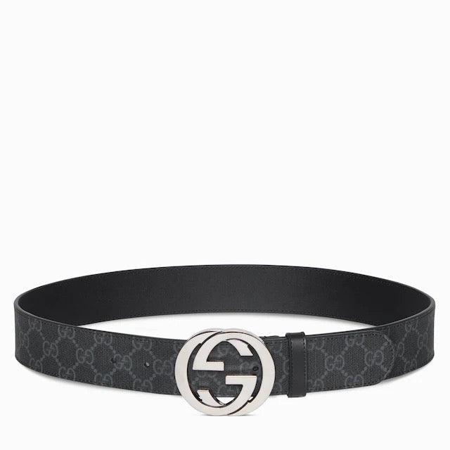 Gucci GG Supreme Riem - Zwart - Zwart