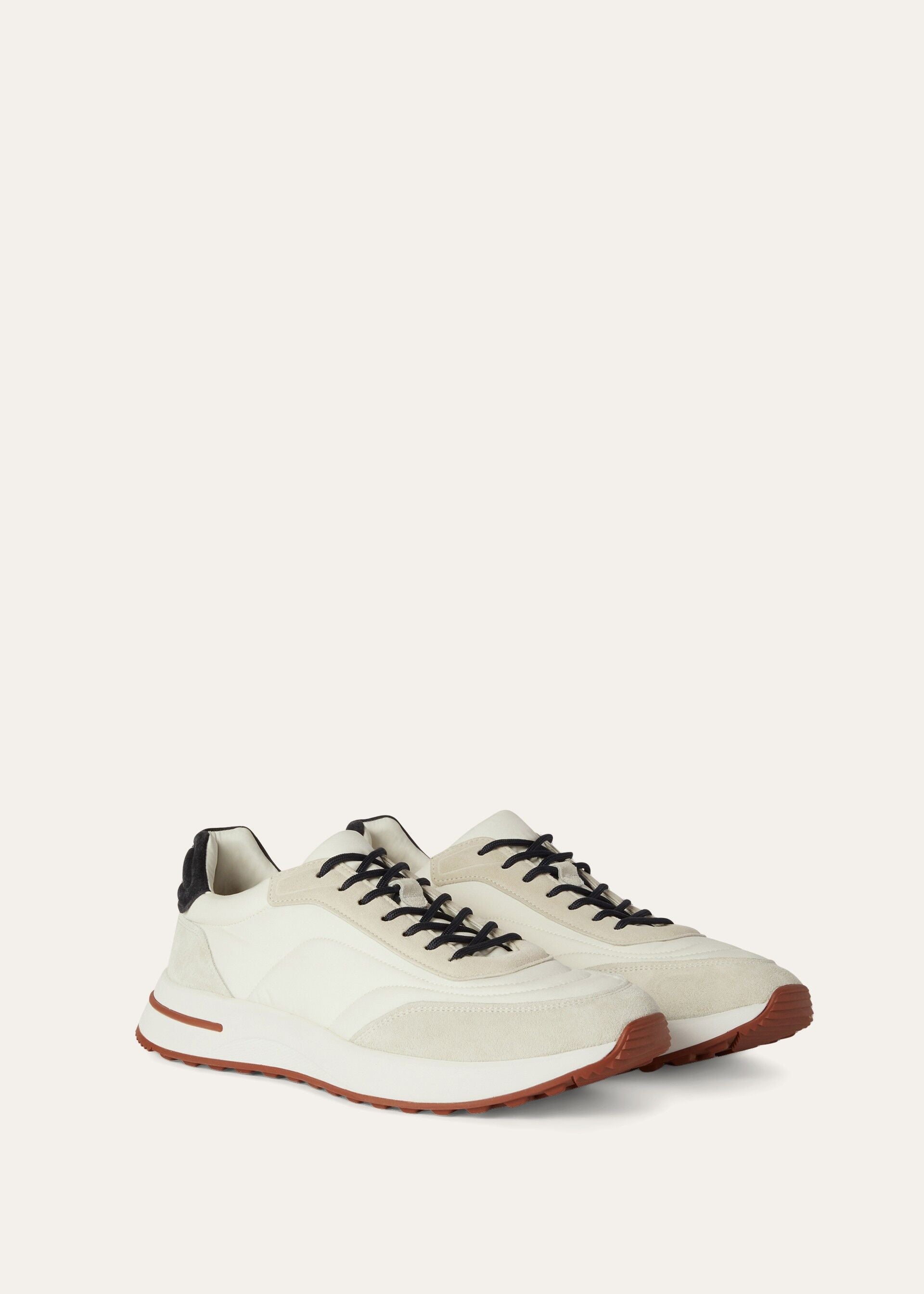Loro Piana Week End Walk Sneaker Microfibre - Storm System - Wit - Wit