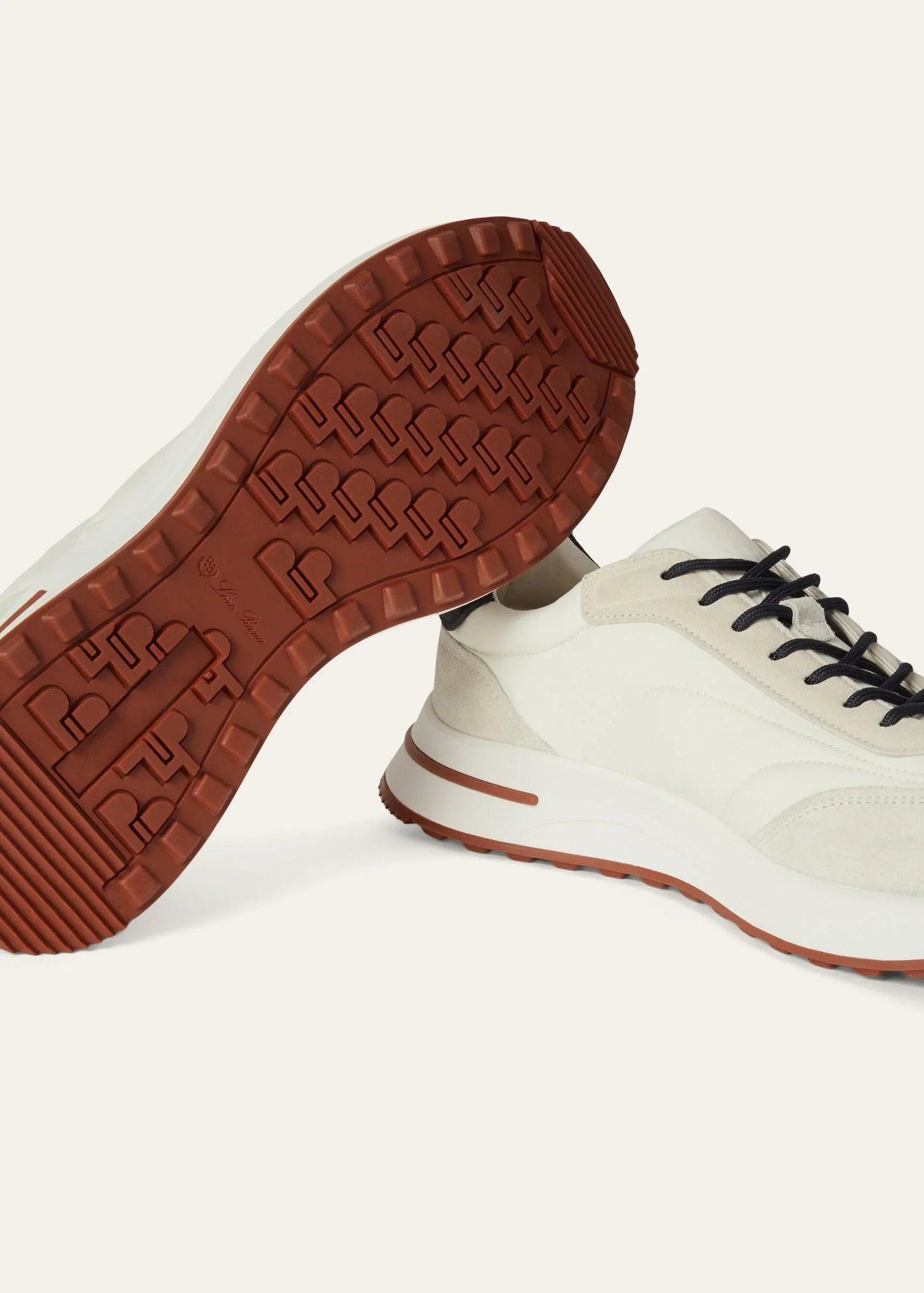 Loro Piana Week End Walk Sneaker Microfibre - Storm System - Zwart - Zwart