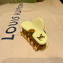 Louis Vuitton LV Hair Clip – Pink, Cream, Black & Blue - Cream