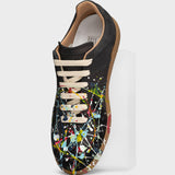 Maison Margiela Verf Replica Sneakers - Zwart - Zwart