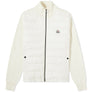 Moncler Knit-Sleeve Down Jacket - Wit