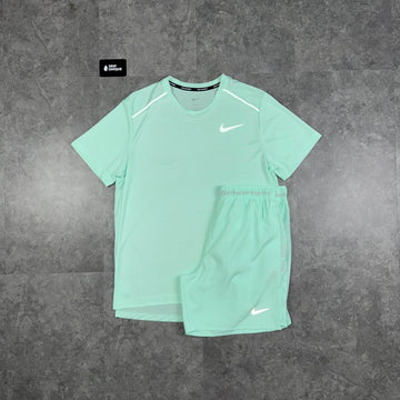Nike Zomer Set (T-Shirt & Shorts) - Licht Groen - Licht Groen