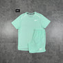 Nike Zomer Set (T-Shirt & Shorts) - Licht Groen