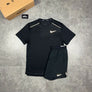 Nike Zomer Set (T-Shirt & Shorts) - Zwart