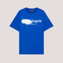 Palm Angels T-Shirt - Blauw/Wit