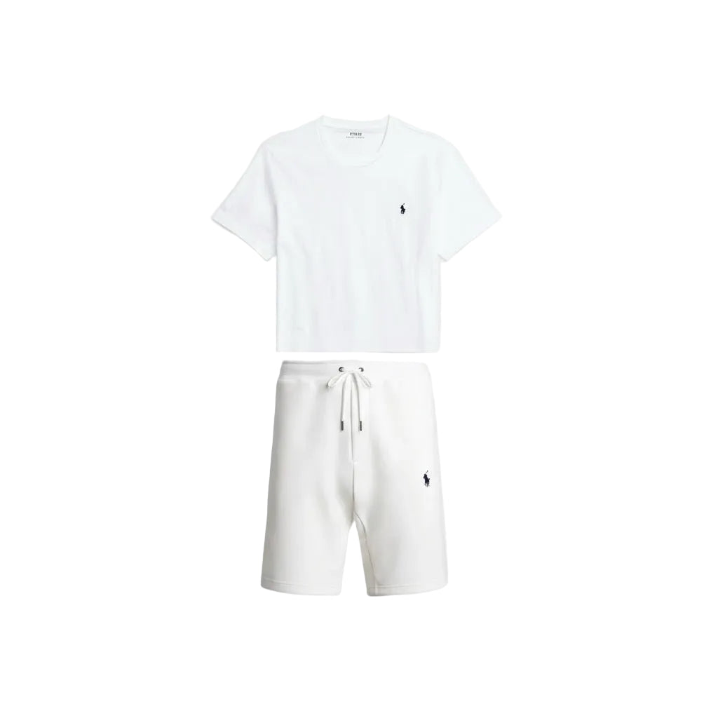 Polo Ralph Lauren Zomer Set (T-Shirt & Shorts) - Wit - Wit