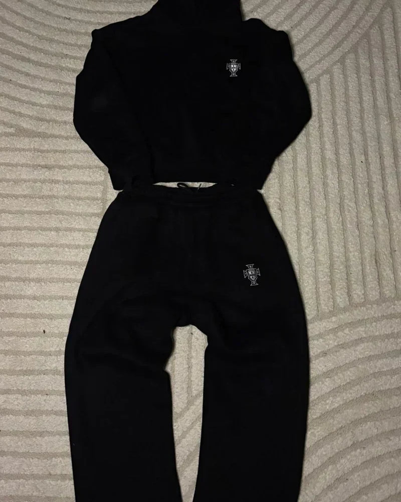 Portugal x Limited Edition Tracksuit - Zwart (BIJNA UITVERKOCHT) - Zwart (BIJNA UITVERKOCHT)
