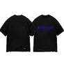 REPRESENT T-SHIRT - Zwart/Blauw