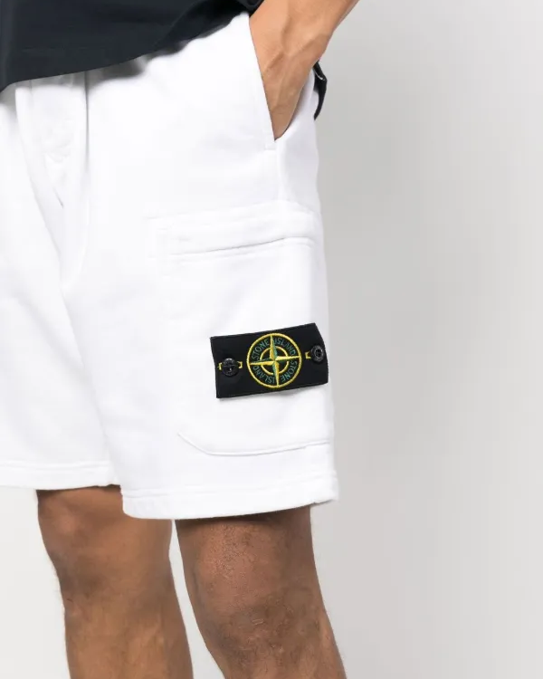 STONE ISLAND KORTE BROEK - Beige - Beige