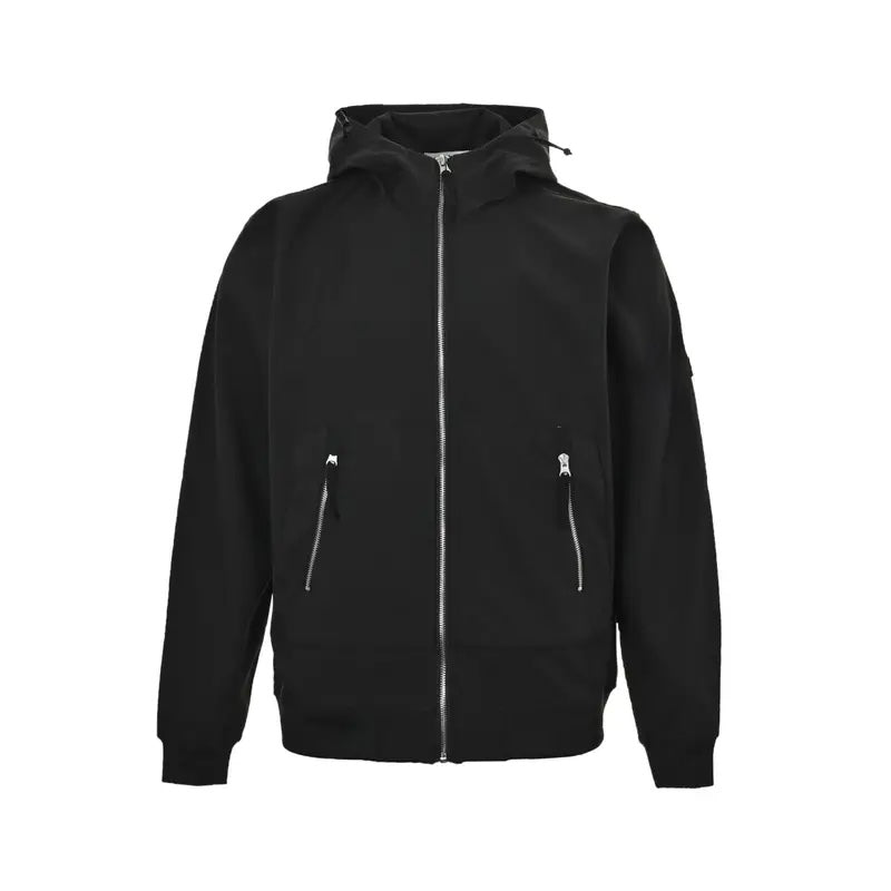 Stone Island Soft Shell-R Zomerjas - Zwart - Zwart