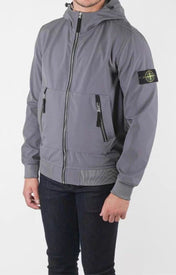 Stone Island Soft Shell-R Zomerjas - Zwart - Zwart
