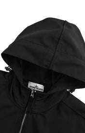 Stone Island Soft Shell-R Zomerjas - Zwart - Zwart