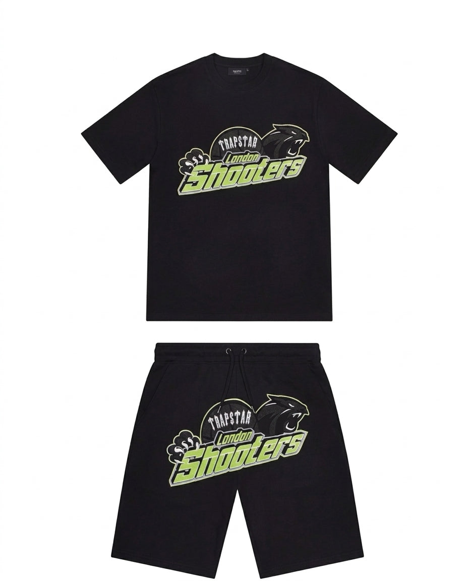 Trapstar Shooters Zomerset - Zwart/Groen - Zwart/Groen