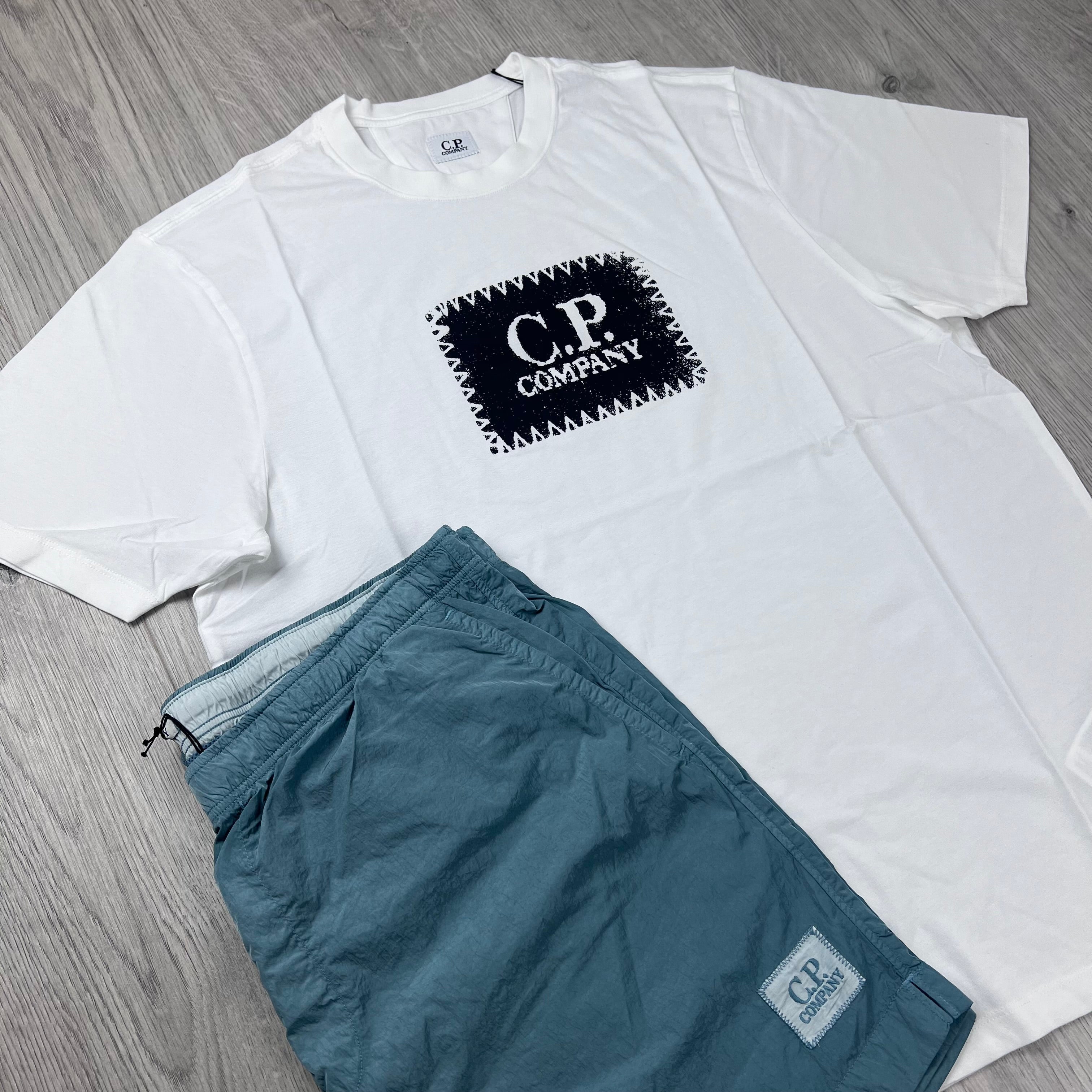 CP Company Zomerset — Wit / Zilverblauw