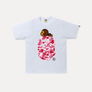 SLEEPY APE TEE - White/Pink