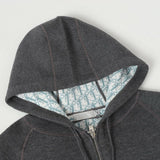 Dior Cashmere Hooded Jacket Grey