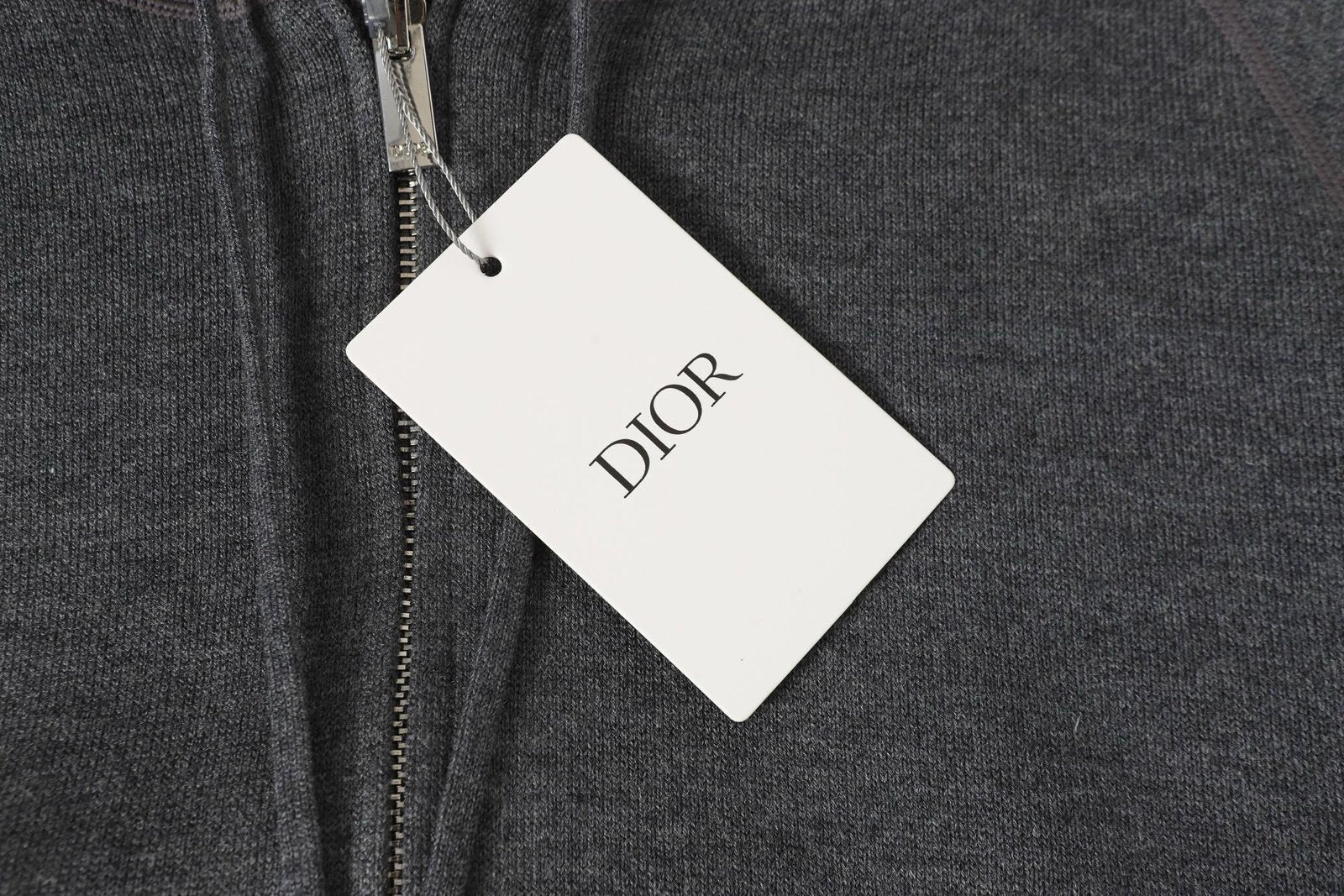 Dior Cashmere Hooded Jacket Grey