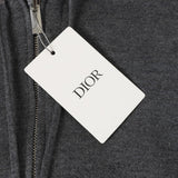 Dior Cashmere Hooded Jacket Grey