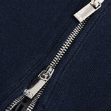 Dior Cashmere Hooded Jacket Navy Blue