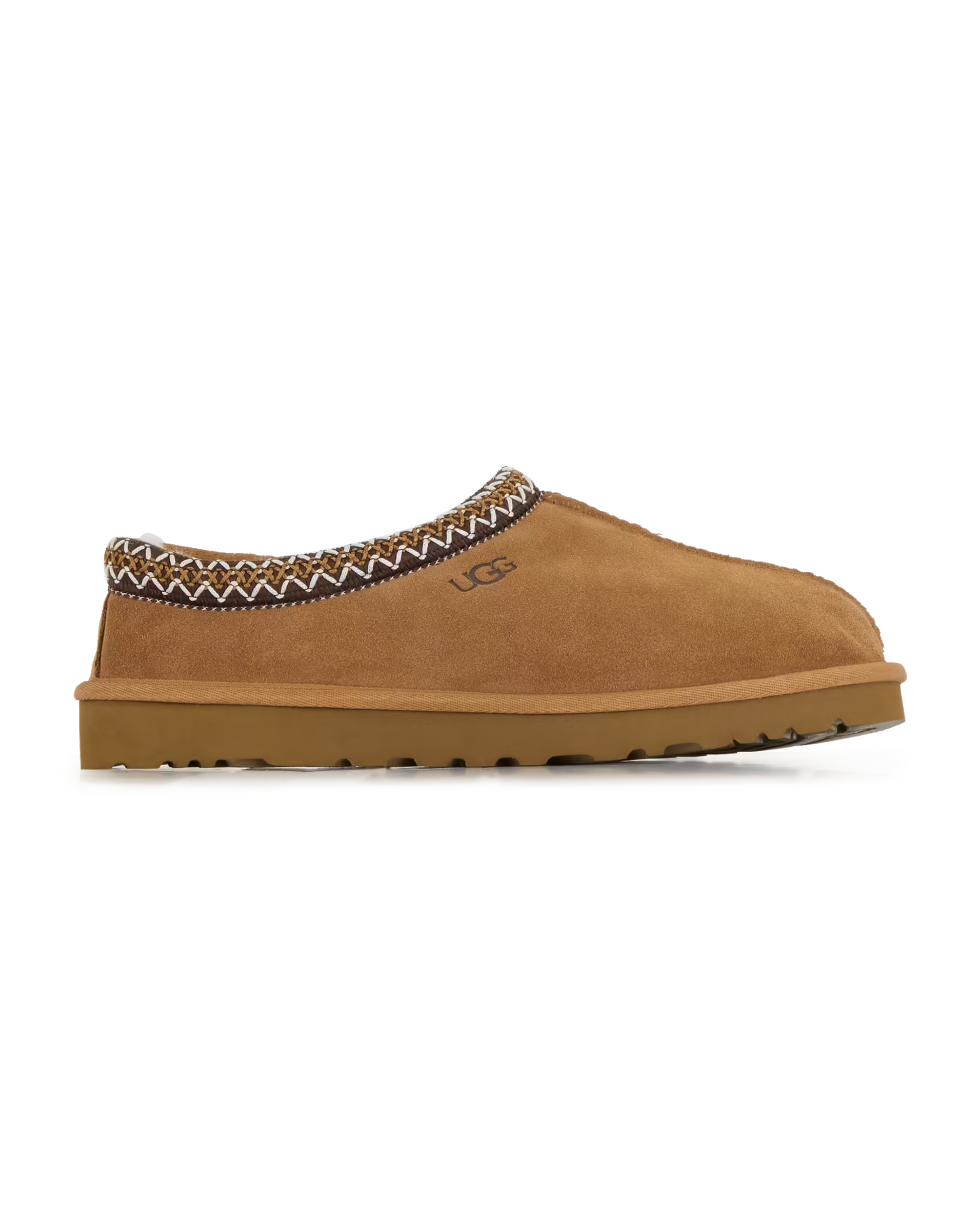 UGG Tasman II Chestnut - Cognac — productfoto op witte achtergrond — brongetrouwe fotobewerking 2026-10-02