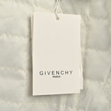 Givenchy Logo Jacket Varsity Jack In White Green Leather
