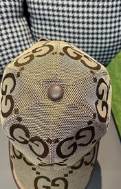 Gucci GG Jumbo Baseball Cap Beige