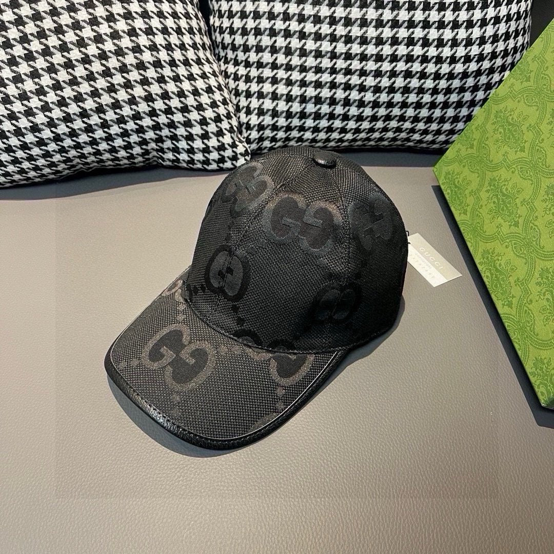 Gucci GG Jumbo Baseball Cap Black