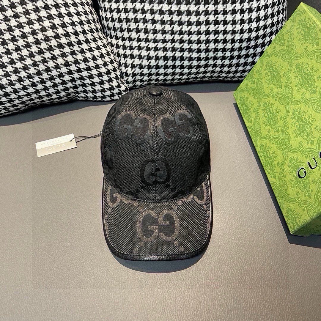 Gucci GG Jumbo Baseball Cap Black