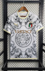Italy "Versace" White Limited Jersey