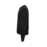 Loewe Anagram Logo Embroidered Wool Sweater In Black