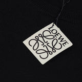 Loewe Anagram Sweater In Cotton Blend Black
