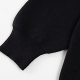 Loewe Anagram Sweater In Cotton Blend Black