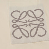 Loewe Anagram Sweater In Cotton Blend White