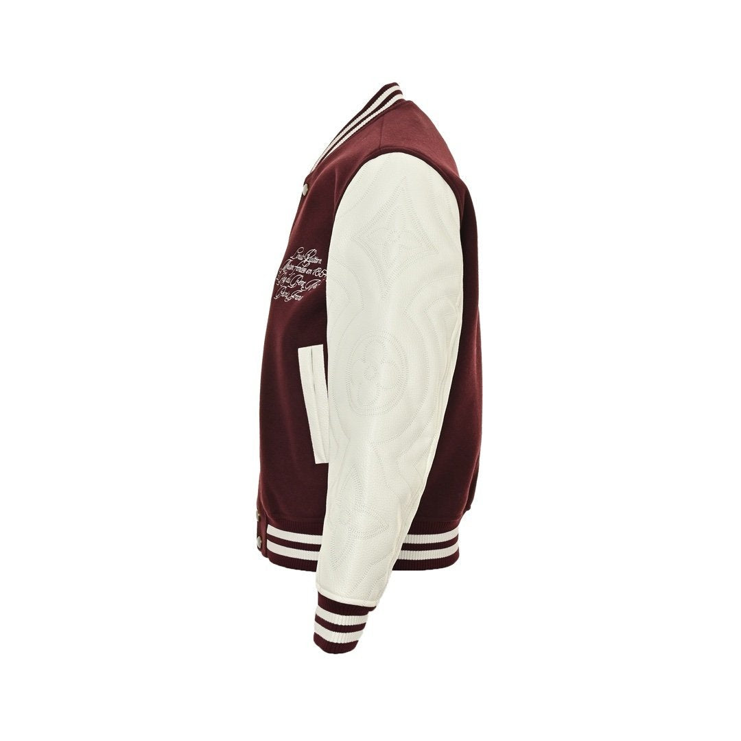 Louis Vuitton Embroidered Calfskin Varsity Jacket