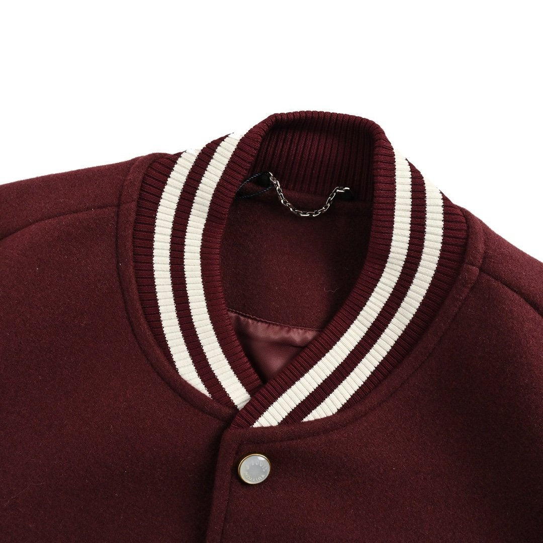 Louis Vuitton Embroidered Calfskin Varsity Jacket