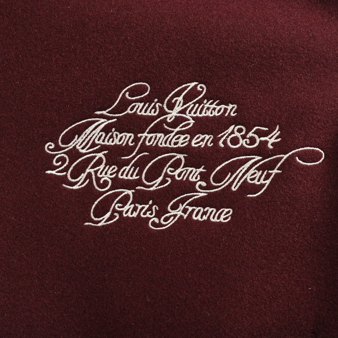 Louis Vuitton Embroidered Calfskin Varsity Jacket