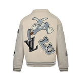 Louis Vuitton Multi-Patches Mixed Leather Varsity Blouson