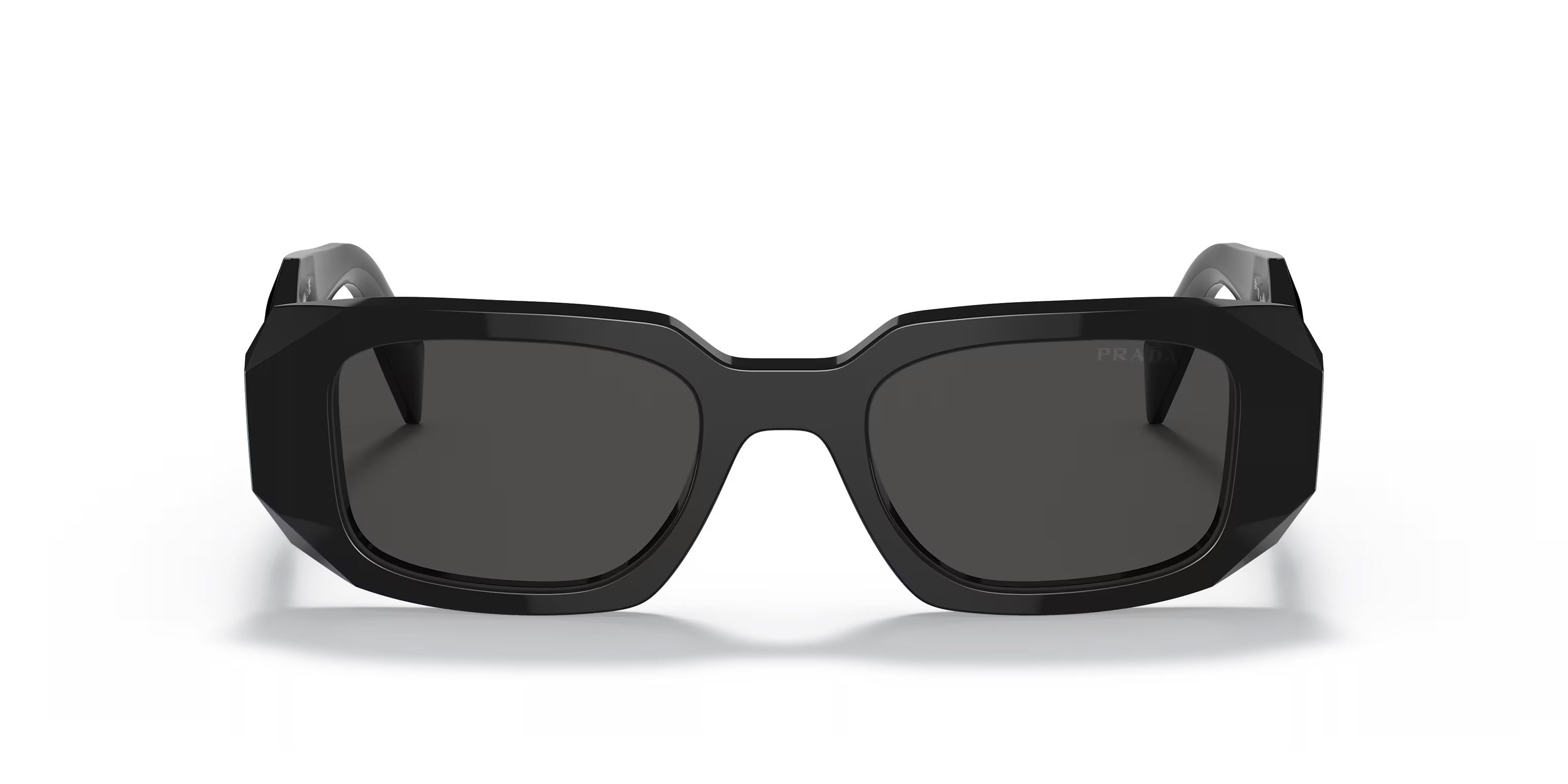 Prada Geometric Logo Sunglasses – Black