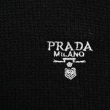 Prada Zip Up Cashmere Black