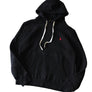 RL HOODIE - Zwart