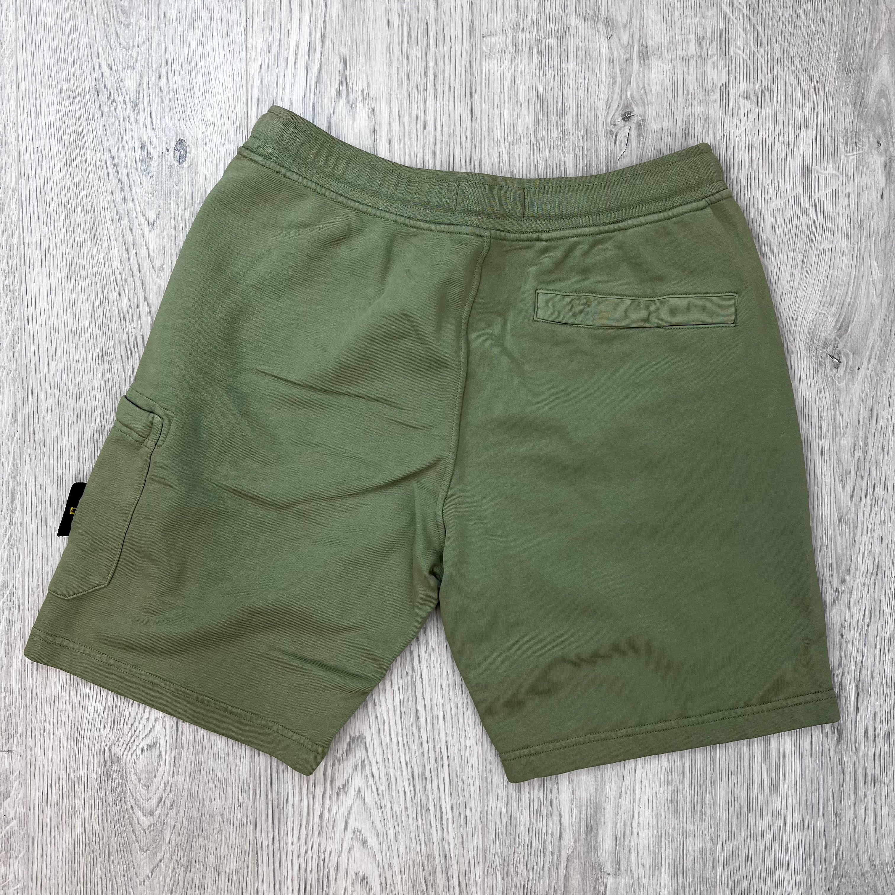 Stone Island Cargo Short — Laurel Green