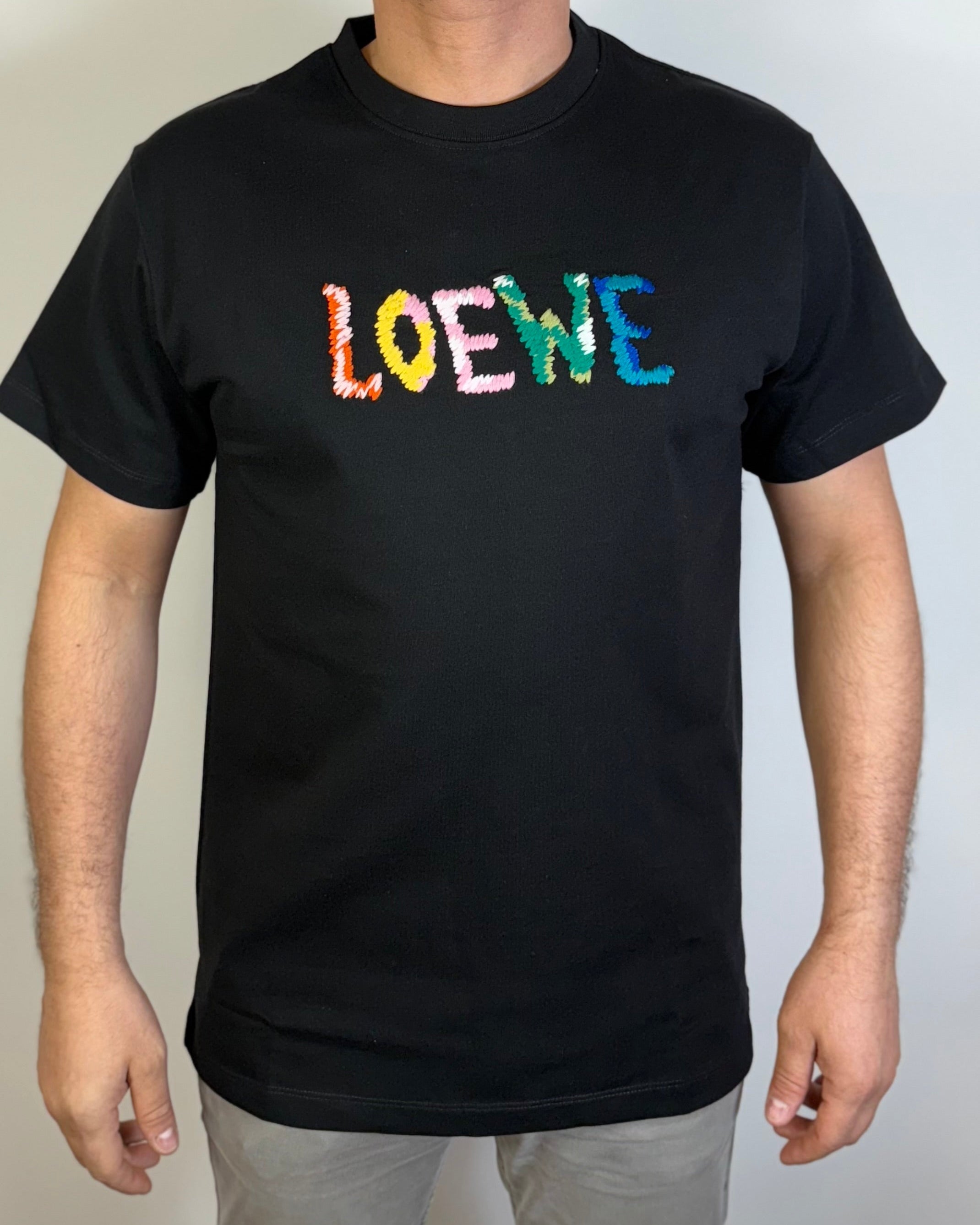Loewe T-Shirt — Zwart (Print)