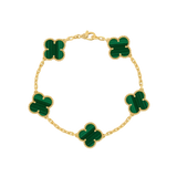 Van Cleef Alhambra Bracelet - Groen/Goud